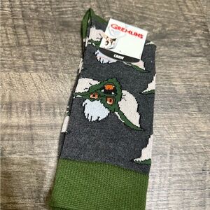 Bioworld Gremlins Green and Gray Crew Socks
